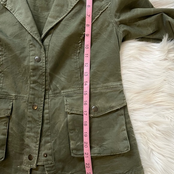 BN Free People Distressed Ruffle Jacket M - Picture 10 of 14